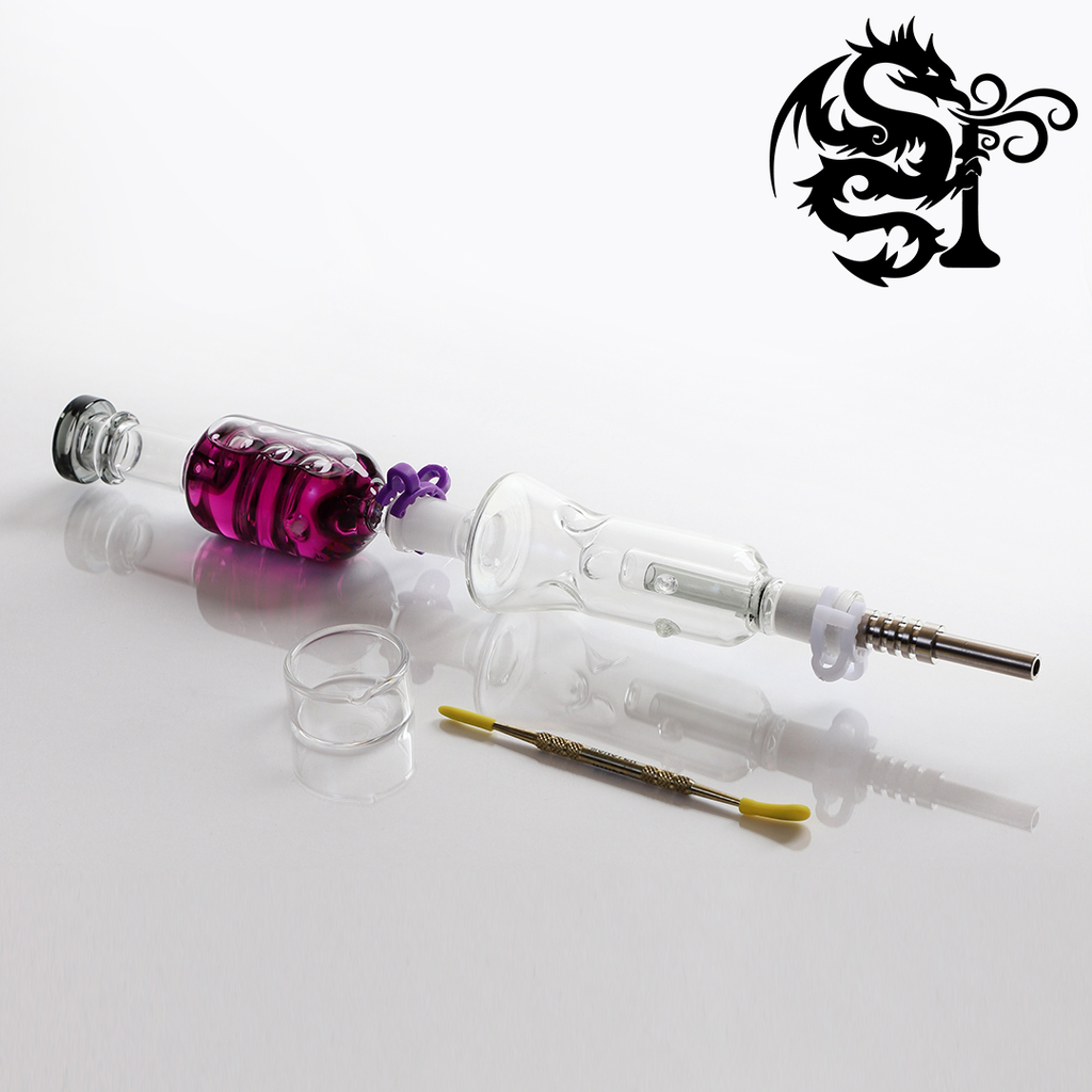 Micro Glass Nectar Collector with Nail - GF18 - Sweet Southern Trading